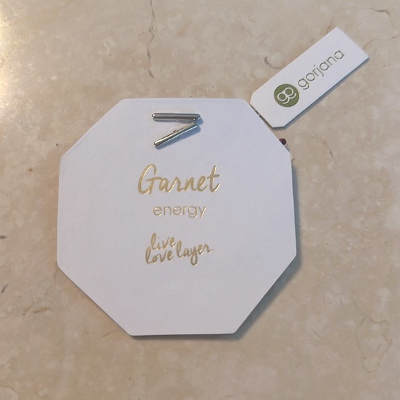 Gorjana NWT Power Gemstone Bracelet - Garnet & Silver - Picture 5 of 7